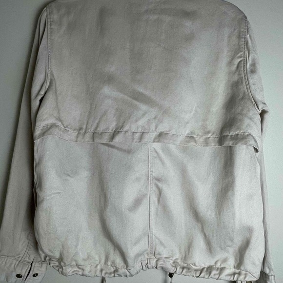 Rails Women's Beige Button Down Long Sleeve Utility Jacket Medium - Picture 8 of 11